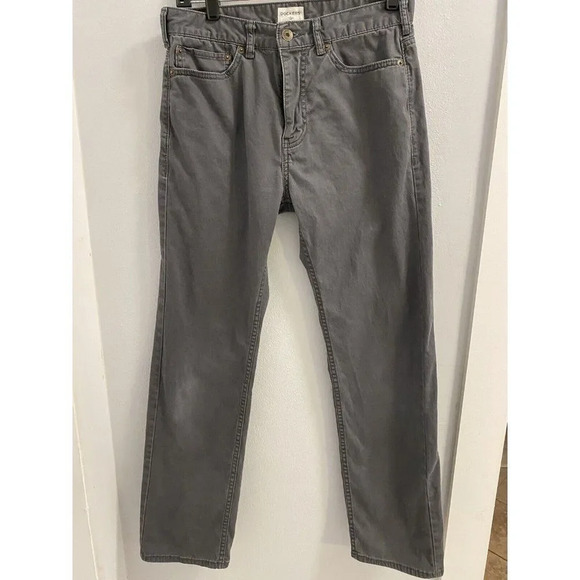 DOCKERS STRAIGHT FIT GRAY PANT  SIZE 29/30 - 98% COTTON - SUPER SOFT - FAST SHIP - Picture 1 of 11